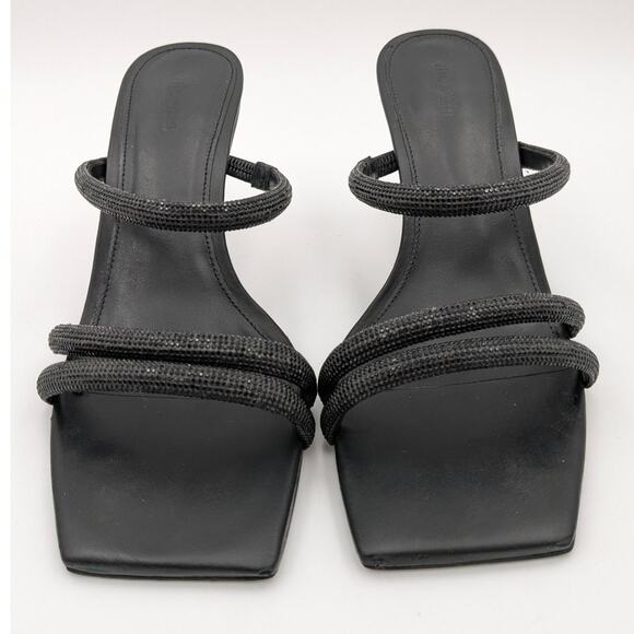 Cult Gaia Anya Embellished Iron-Heel Sandals Women's Square Toe Size US8.5 EU39 - Picture 2 of 16